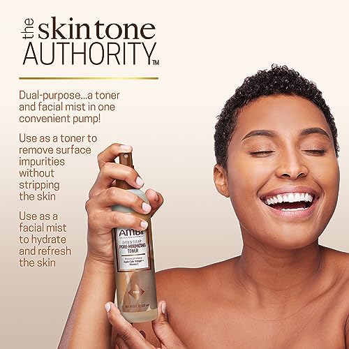 Ambi Even & Clear Toner & African Black Soap Bundle for Clear Skin