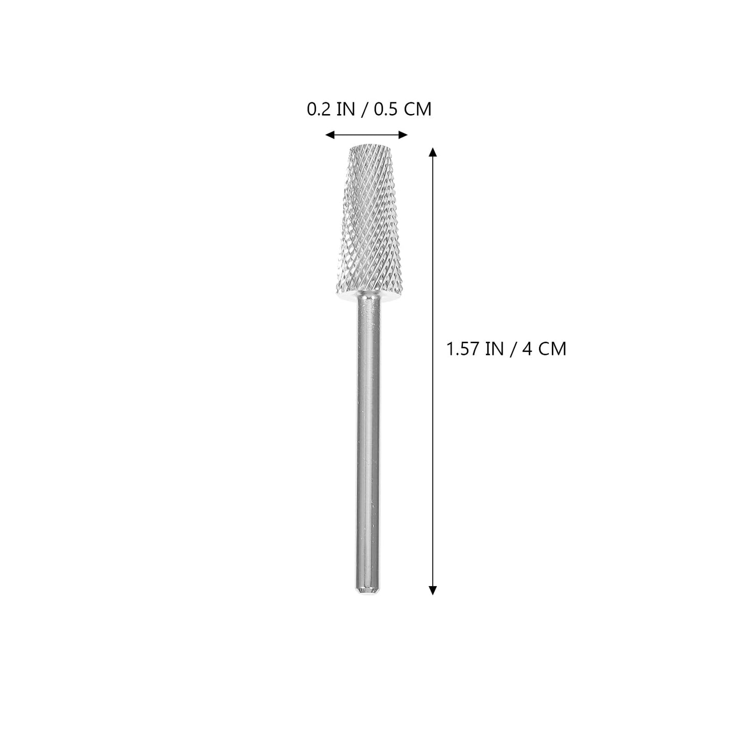 POPETPOP Nail Art Polishing Grinding Heads 2-Pack 1.57 Inch Manicure Drill Bits for Nail Reshaping and Dead Skin Removal Lightweight Handheld Grinding Tools