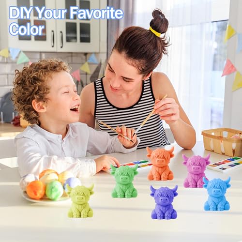 3D Highland Cow Silicone Ice Cube Mold - Fun Animal Tray for Drinks
