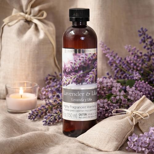Hosley Lavender Lilac Warming Oils - Set of 2, 5oz Each