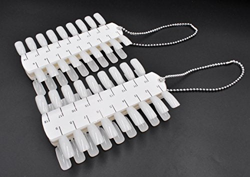 Art&Beauty Nail Tips Practice Display Palette Set for Nail Art & Color Testing