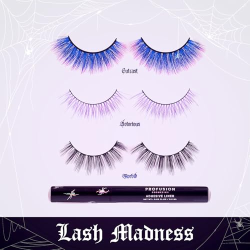 Profusion Cosmetics Lash Madness Kit with Adhesive Eyeliner Pen