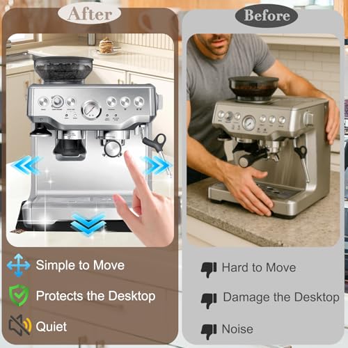 Sliding Mat for Breville Espresso Machine 870XL - Anti-Slip, Easy to Clean