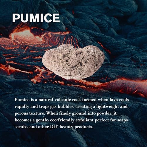 ClearLee 32oz Medium Grain Cosmetic Pumice for Skin Exfoliation & DIY Scrubs