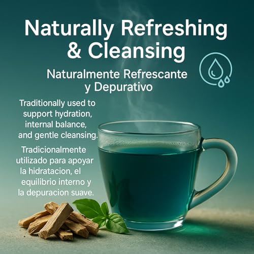 Palo Azul Herbal Tea - 24 Natural Tea Bags for Detox & Wellness