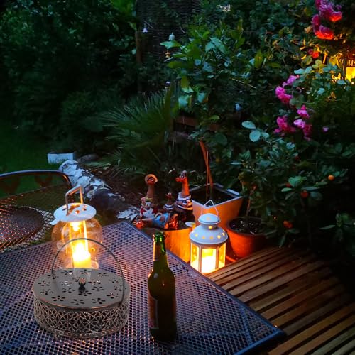 Fireproof Metal Mosquito Coil Holder with Handle - Bronze