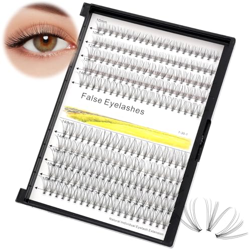 Vayator 200pcs Faux Mink Cluster Eyelashes - 3D Russian Volume Lashes