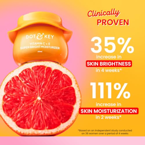 Dot & Key Vitamin C + E Sorbet Face Moisturizer, Lightweight Daily Cream 60ml