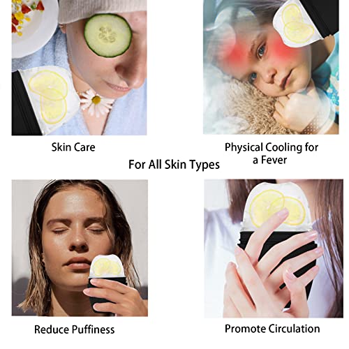 Evmliy 2-Pack Ice Roller for Face & Body - Reduce Puffiness & Fine Lines