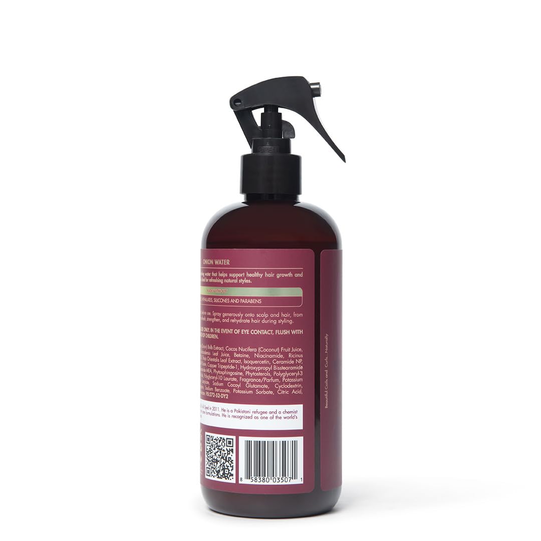 As I Am Onion Water - 16 oz - with Red Onion, Ceramides & Isoquercetin - Helps Support Healthy Hair Growth