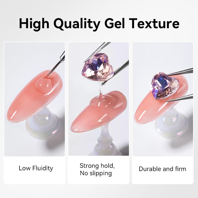 Born Pretty Rhinestone Glue Gel - 30g Strong Adhesive for Nail Art