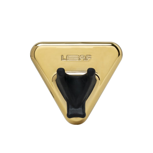 Leaf Shave | Shower Holder, Gold - Bathroom Adhesive Razor Wall Hook Compatible Only with The Leaf Razor, Twig Razor, and Thorn Razor