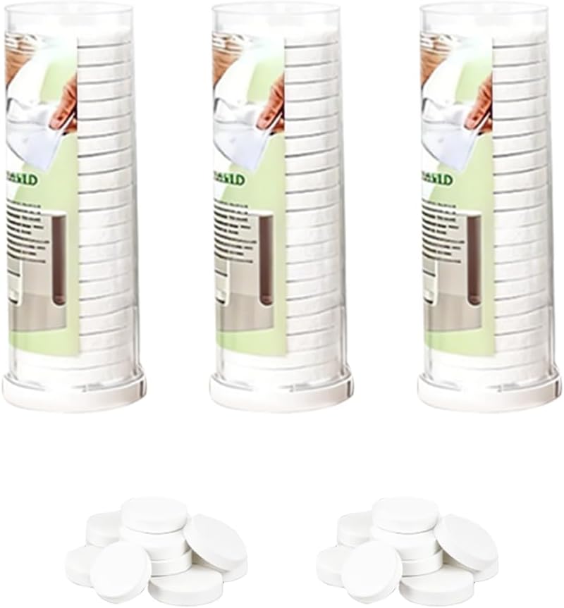 Disposable Compressed Face Towels - 60 Pcs Towel Refills for Hot Towel Heater | 3 Buckets, 20 Pcs Each