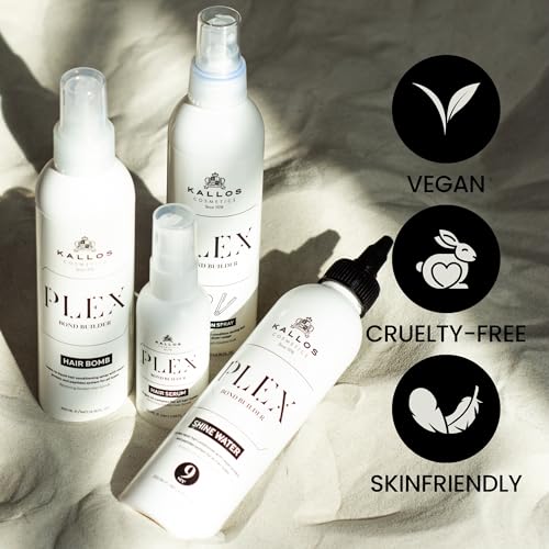 Kallos Plex Bond Builder Flat Iron Spray, Vegan Heat Protectant, 200ml