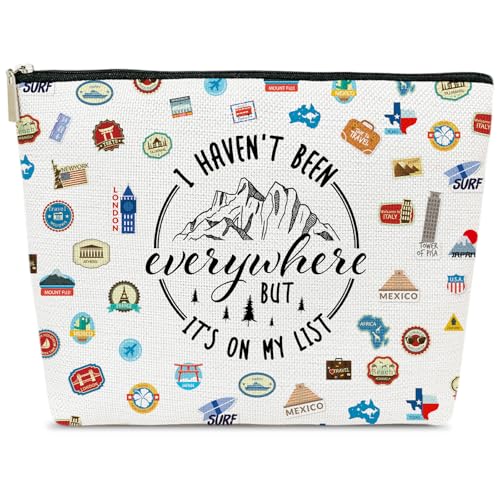 Travel Makeup Bag for Women | Funny Quote Cosmetic Organizer