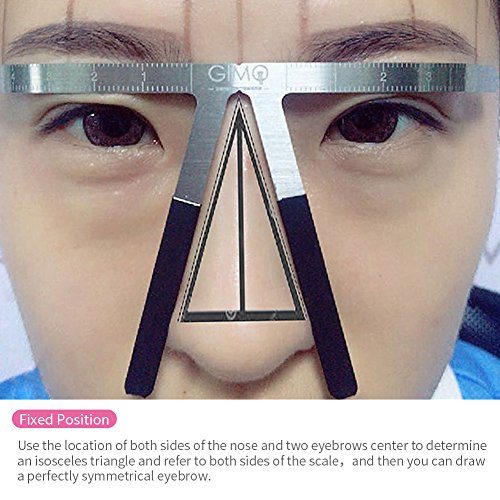YUYTE Eyebrow Ruler for Microblading & Shaping, Flexible Measuring Tool