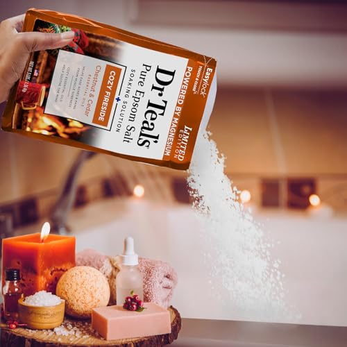 Dr Teal's Cozy Fireside Epsom Salt Magnesium Soak - 3 lbs
