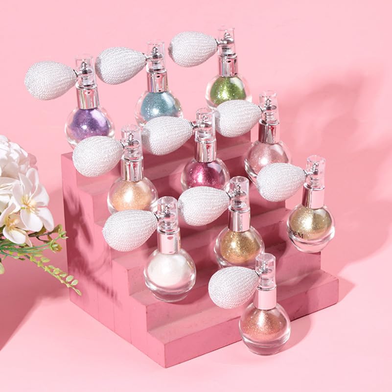 Champagne Body Glitter Spray - Shimmering Loose Powder for Hair, Face & Nail Art | Perfect for Holidays & Crafts