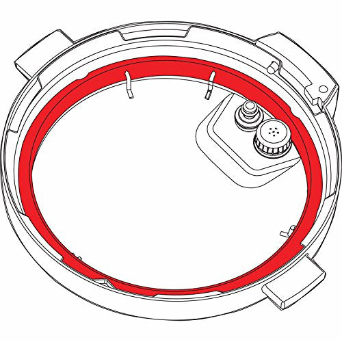 Instant Pot Sealing Ring for 8-Quart Pressure Cooker - BPA-Free Replacement
