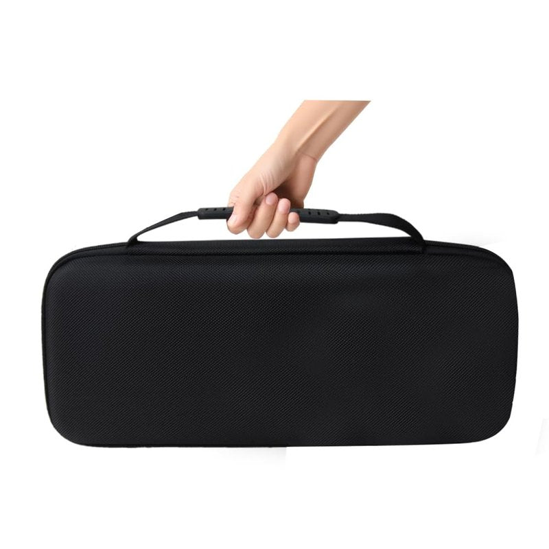 Adada Hard Travel Case for TYMO Ring Hair Straightener Brush (Black+Rosy)