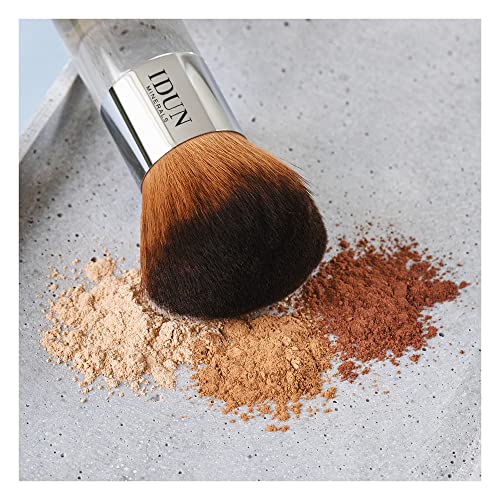IDUN Minerals Large Powder Brush with Fluffy Taklon Bristles