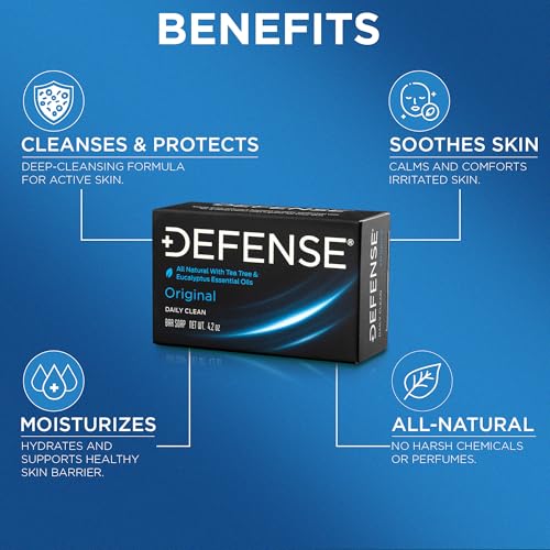 Defense Soap 2-Pack Natural Tea Tree & Eucalyptus Bar Soap