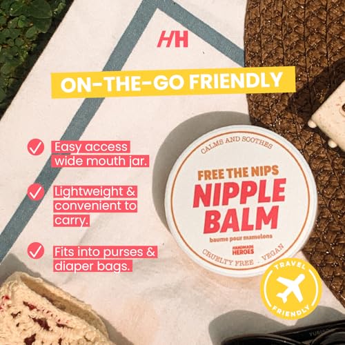 Natural Nipple Butter for Breastfeeding Relief - 1 oz Vegan Balm