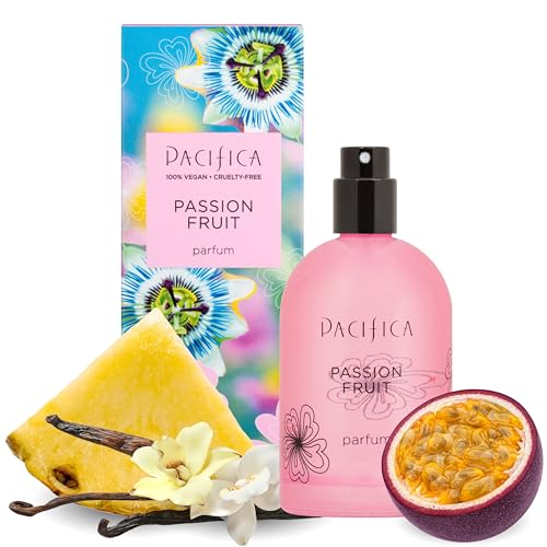 Pacifica Passion Fruit Perfume - Vegan Tropical Floral Scent, 2 fl oz