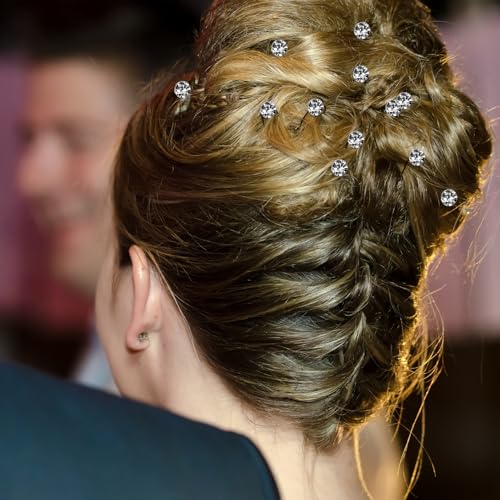 10 Pcs Bridal Hair Clips for Wedding & Special Occasions - Rhinestone Hair Accessories