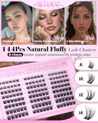 Fluffy Eyelash Clusters 8-14mm - Soft & Comfortable Volume CD Curl