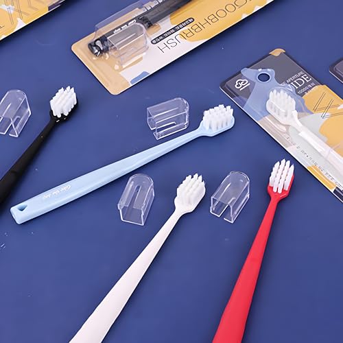 4-Pack Ultra Soft Manual Toothbrush for Sensitive Teeth Deep Cleaning