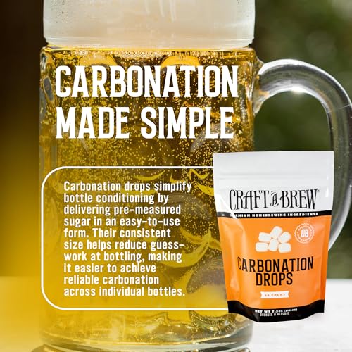 Craft A Brew Carbonation Drops – Easy Priming Sugar for Beer, Cider & Mead