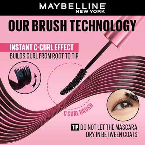 Maybelline Volum Express Hypercurl Mascara - Black, Washable
