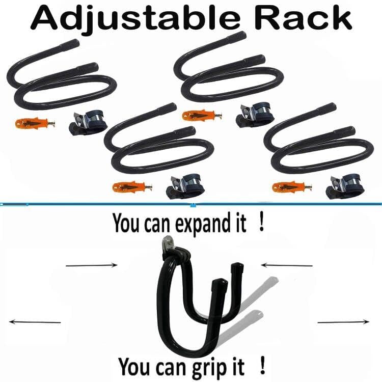 AUXPhome Wall Mount Power Tool Organizer Rack - Holds 4 Drills