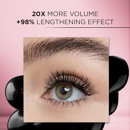 L'Oreal Paris Voluminous Lash Paradise Waterproof Mascara - Blackest Black, 0.25 Fl Oz