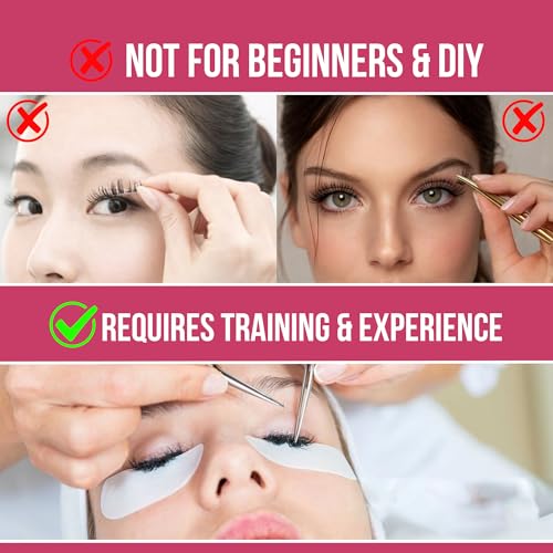 Forabeli Eyelash Extension Glue - 5ml Volume Lash Adhesive, 2-3 Sec Drying, 6 Weeks Retention