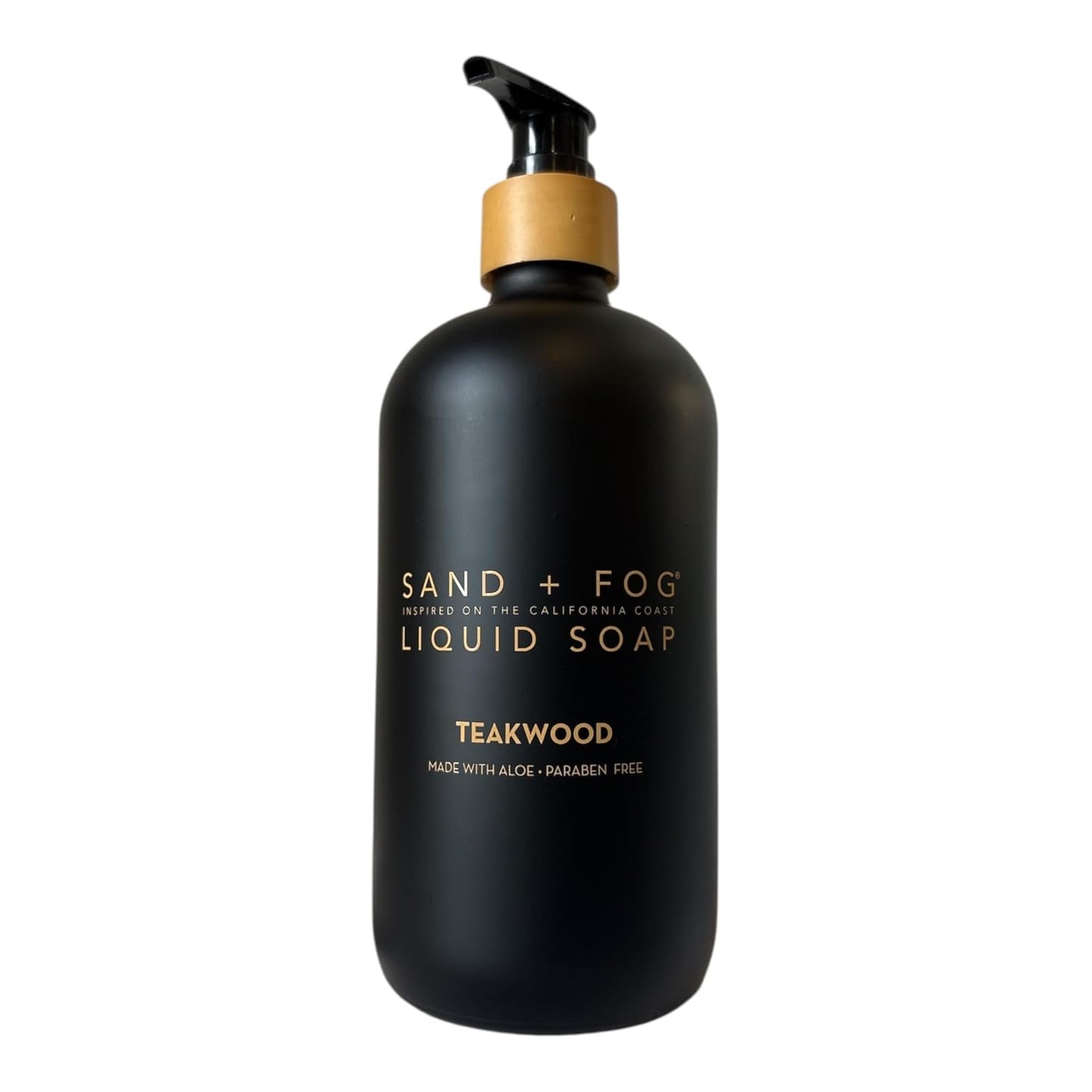 Teakwood Scented Liquid Hand Soap - Moisturizing Aloe Formula | 20 oz Paraben Free