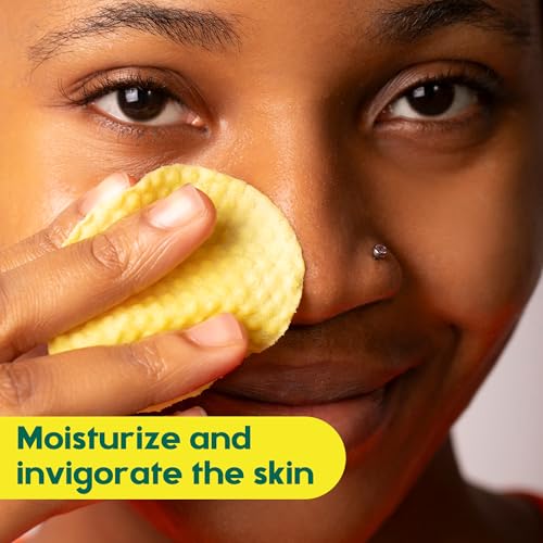 Kojic Acid & Turmeric Cleansing Pads - 100 Pre-soaked Pads for Face & Body