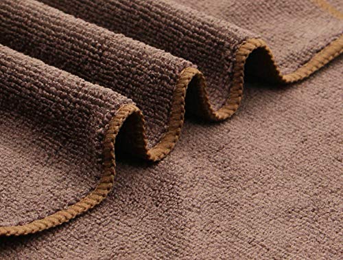 VeraSong Microfiber Cleaning Cloths, 12x12 Inch, 10 Pack - Ultra Absorbent & Lint-Free
