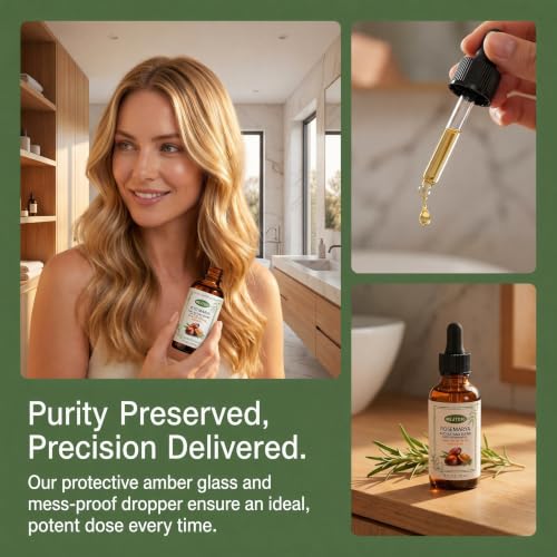 UPsyussa Organic Batana Rosemary Hair Oil 1 fl oz - Nourishing Hair & Scalp Treatment