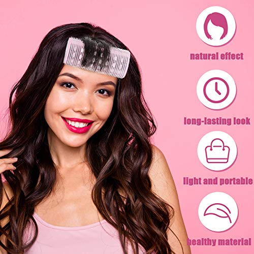 WILLBOND 8 Pcs Jumbo Aluminum Core Self-Grip Hair Rollers - 2 Inch