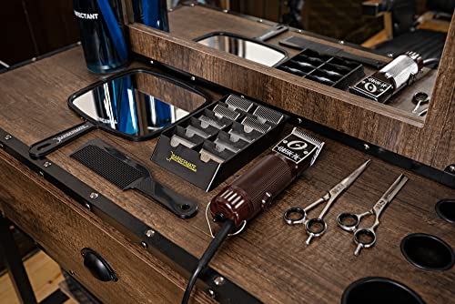 BarberMate Blade Rack for Barbers & Stylists - Pink (Stores 10 Blades)