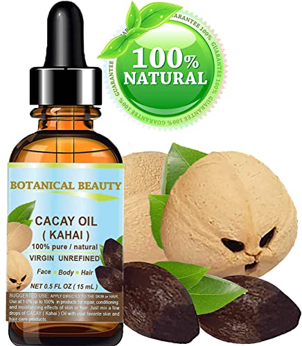 Botanical Beauty Cacay Oil 0.5 Fl Oz - Pure Anti-Aging Face & Skin Oil