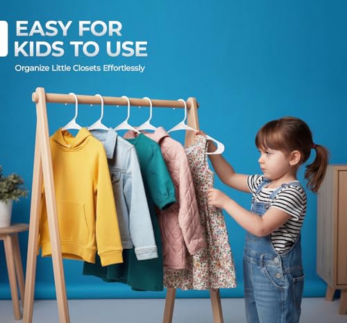 Beddora 20-Pack Plastic Hangers - Space-Saving Closet Organizer