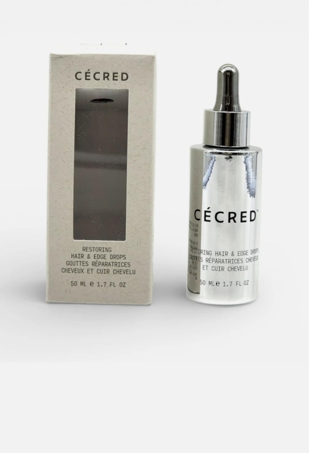 Restoring Hair & Edge Drops - Daily Peptide Serum for Fuller-Looking Hair, Supports Hairline & Scalp Health, Strengthens Roots,1.7 fl oz