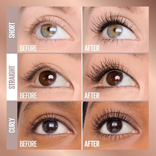 Maybelline Lash Sensational Body Mascara - 24HR Volume & Lift, Black