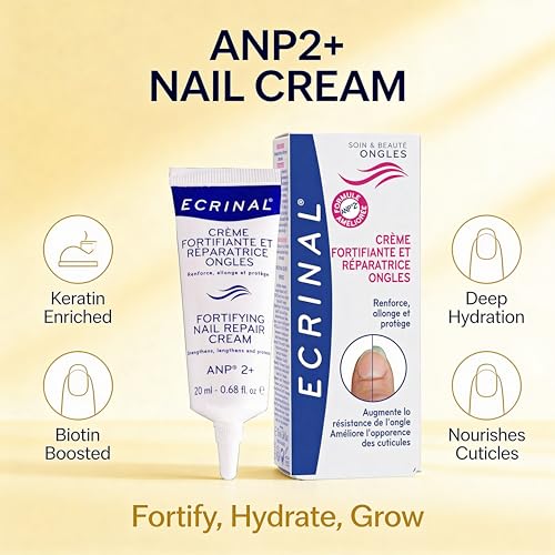 Ecrinal ANP2+ Fortifying Nail Repair Cream, 20ml - Strengthens & Grows