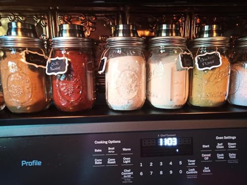 4-Pack Stainless Steel Shaker Lids for Regular Mouth Mason Jars