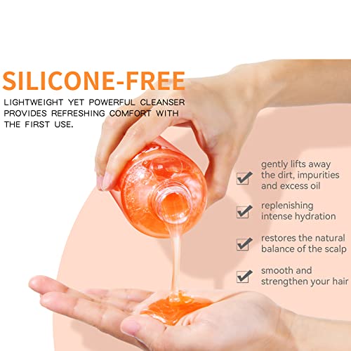 Suisuaie Clarifying Oily Hair Shampoo 9.4 Fl Oz - Silicone-Free, Build-Up & Greasy Scalp Care