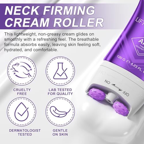 DCTTVHVD Firming Neck Cream with Roller Massage – Deep Hydration & Tightening
